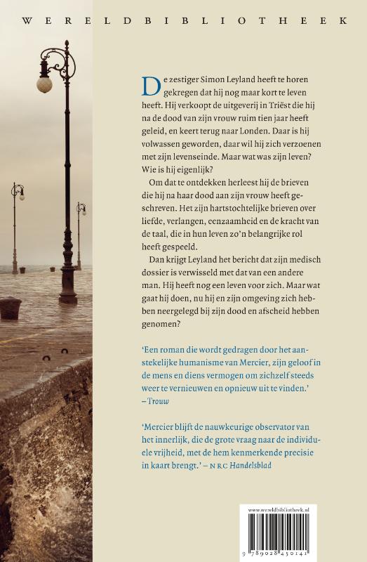 Achterkant van Het gewicht van de woorden