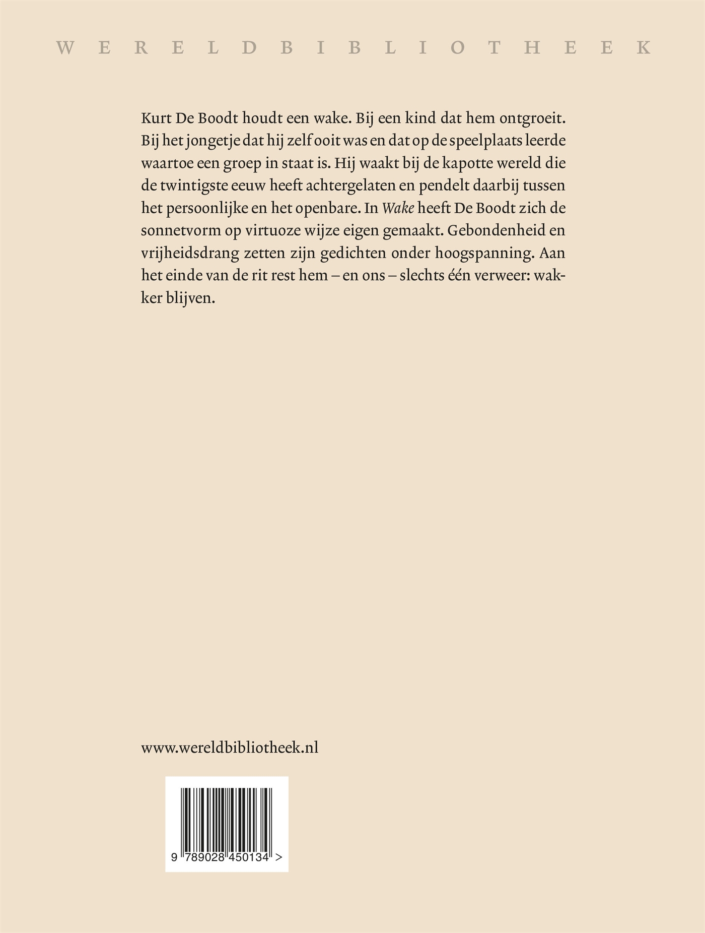 Achterkant van Wake