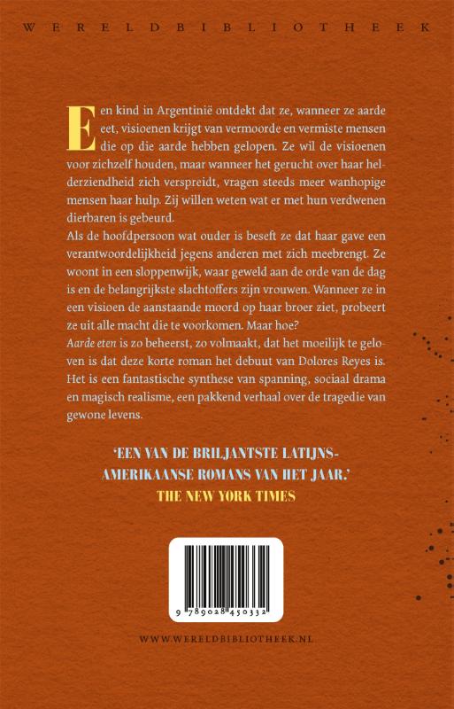 Achterkant van Aarde eten