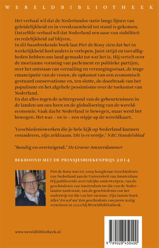 Achterkant van Ons stipje op de waereldkaart