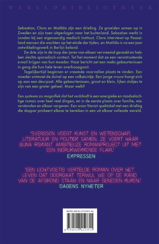 Achterkant van Een systeem zo magnifiek dat het verblindt