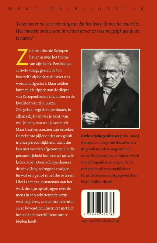 Achterkant van Bespiegelingen over levenswijsheid