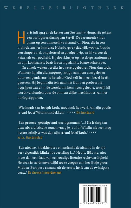 Achterkant van Het zout der aarde