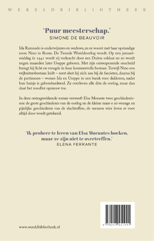 Achterkant van De geschiedenis