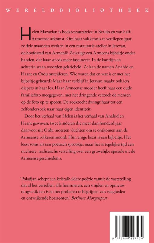 Achterkant van Hier zijn leeuwen