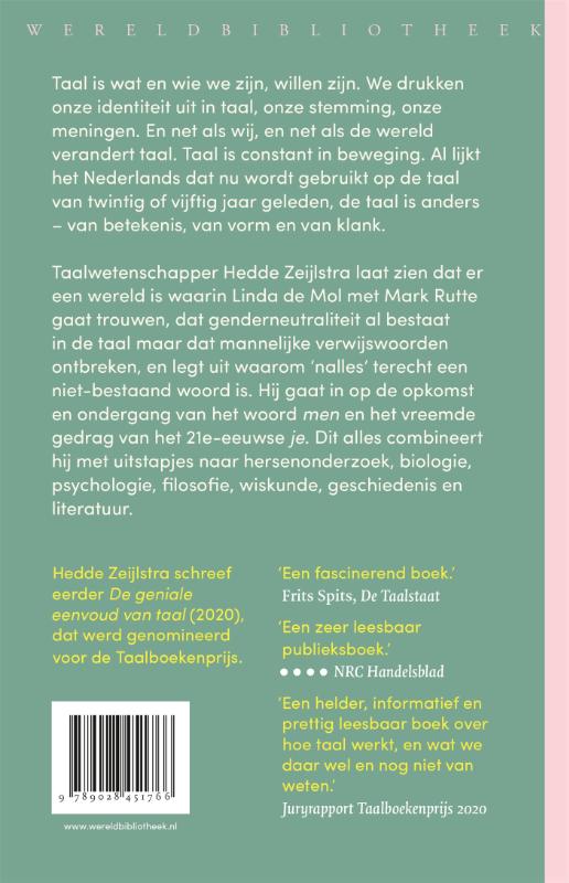 Achterkant van De betekenis van woorden