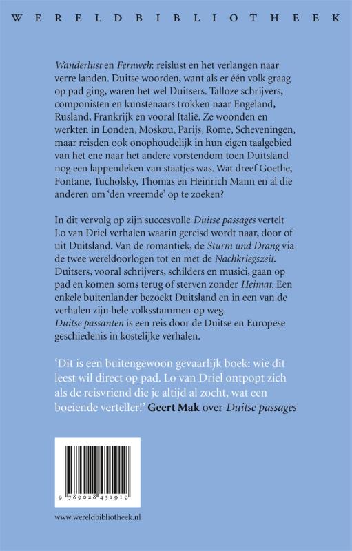 Achterkant van Duitse passanten