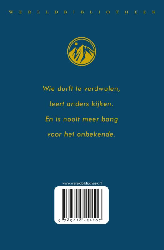 Achterkant van Hoe wegen wandelaars vinden