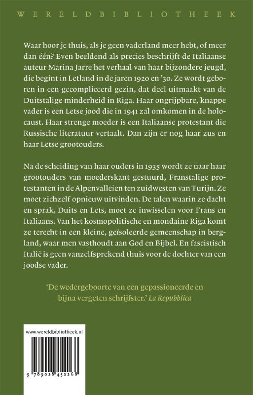 Achterkant van Verre vaders