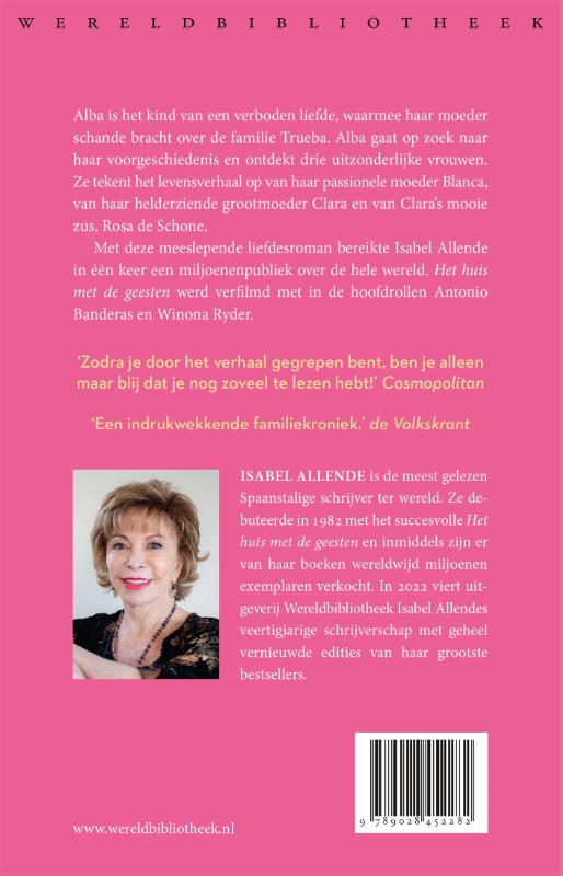 Achterkant van Het huis met de geesten