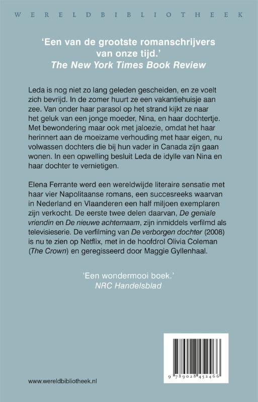 Achterkant van De verborgen dochter