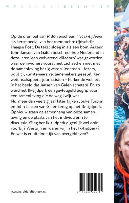 Achterkant van Wij en het Ik-tijdperk