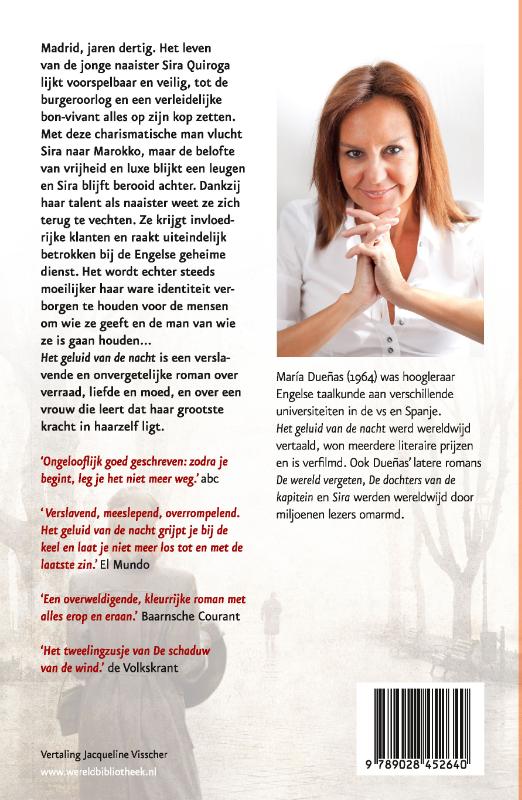 Achterkant van Het geluid van de nacht