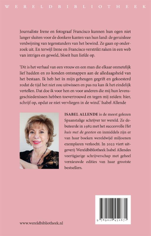 Achterkant van Liefde en schaduw