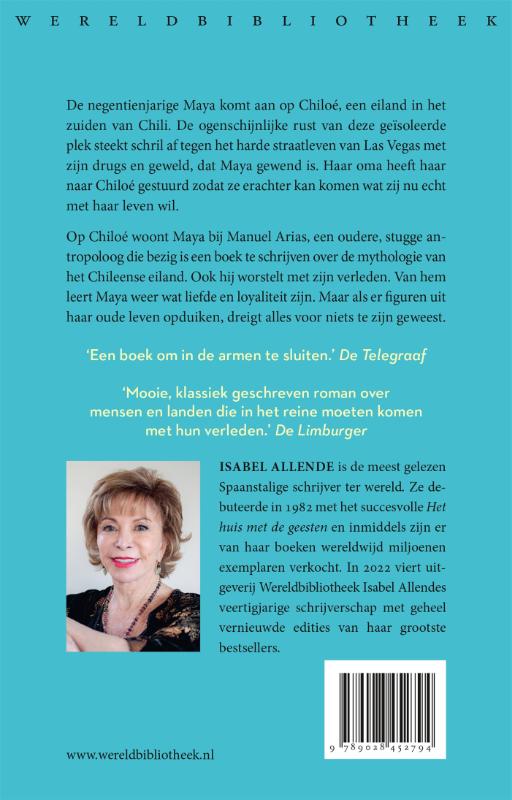 Achterkant van Het negende schrift van Maya
