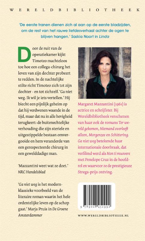 Achterkant van Ga niet weg