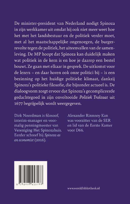 Achterkant van Spinoza in het Torentje
