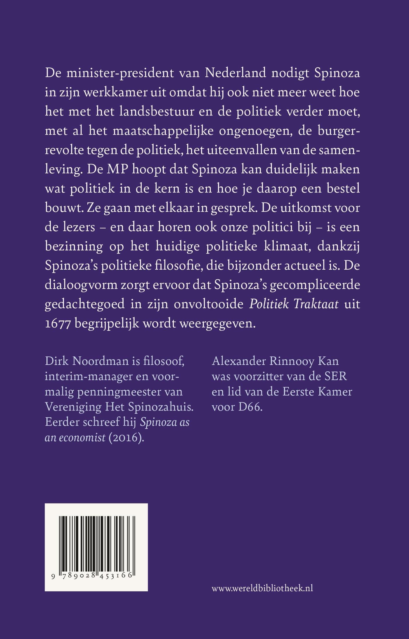 Achterkant van Spinoza in het Torentje