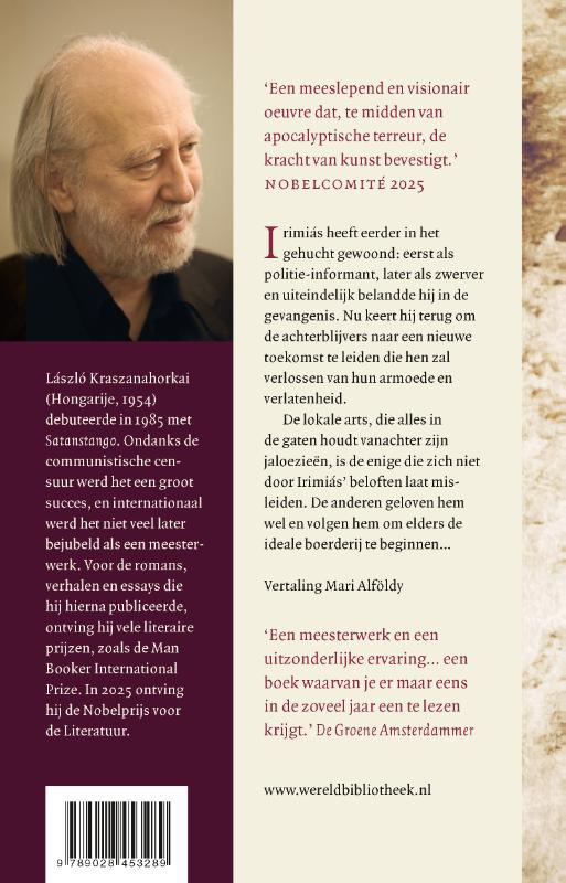 Achterkant van Satanstango