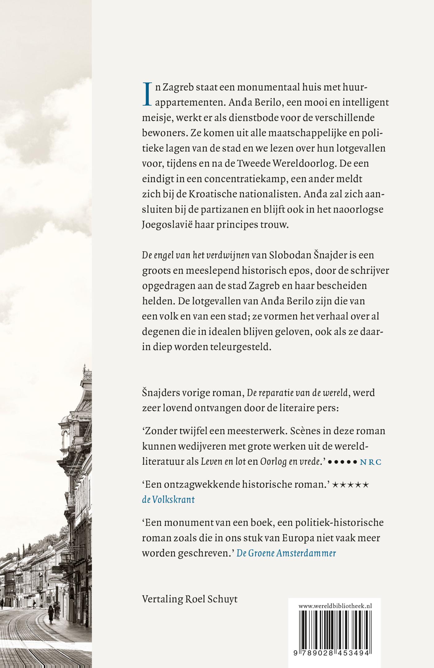Achterkant van De engel van het verdwijnen