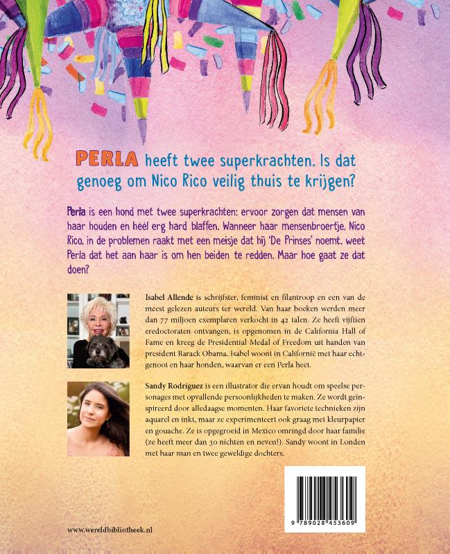 Achterkant van Perla en de Prinses