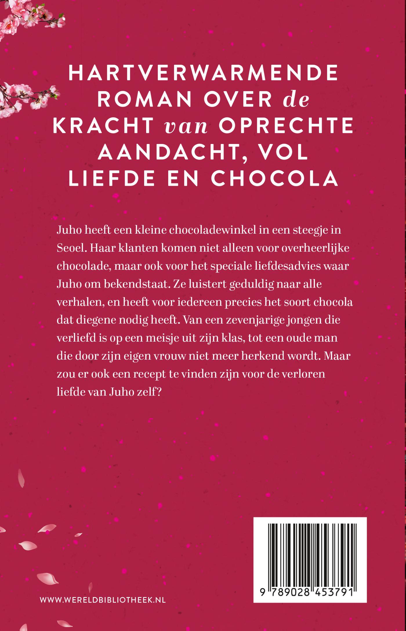 Achterkant van De chocoladewinkel van verloren liefdes