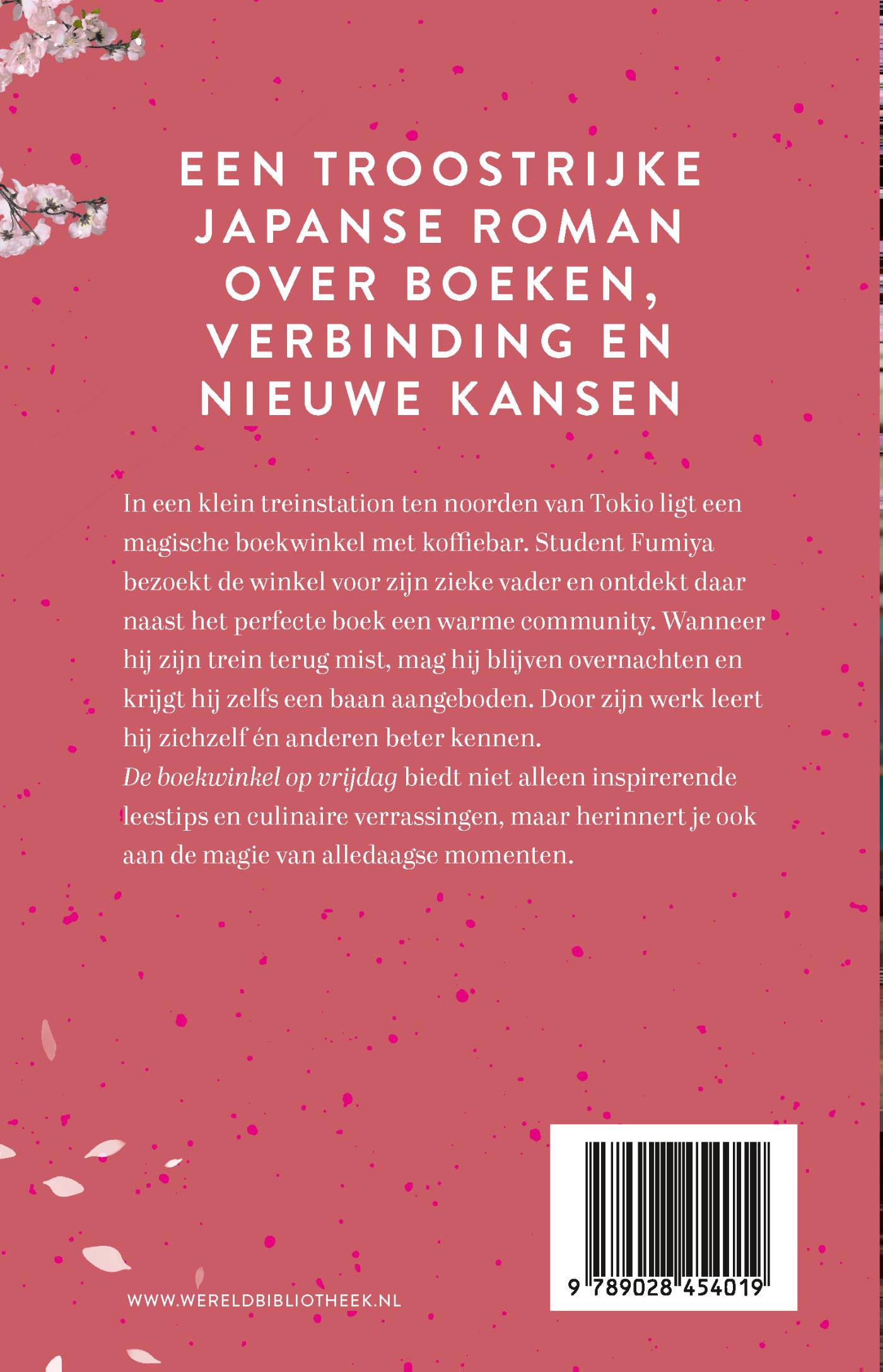 Achterkant van De boekwinkel op vrijdag