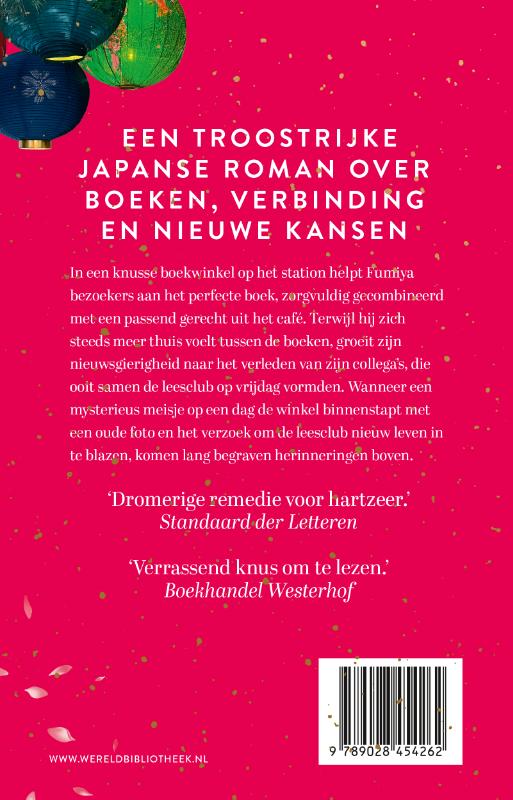 Achterkant van De leesclub op vrijdag