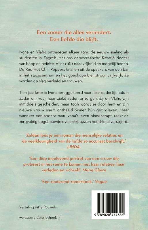 Achterkant van Naar zee, naar zee