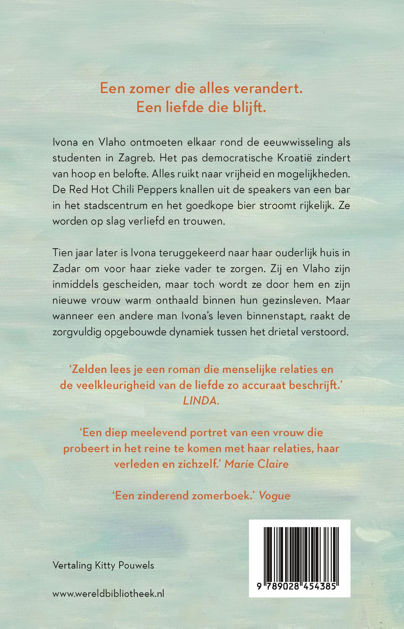 Achterkant van Naar zee, naar zee
