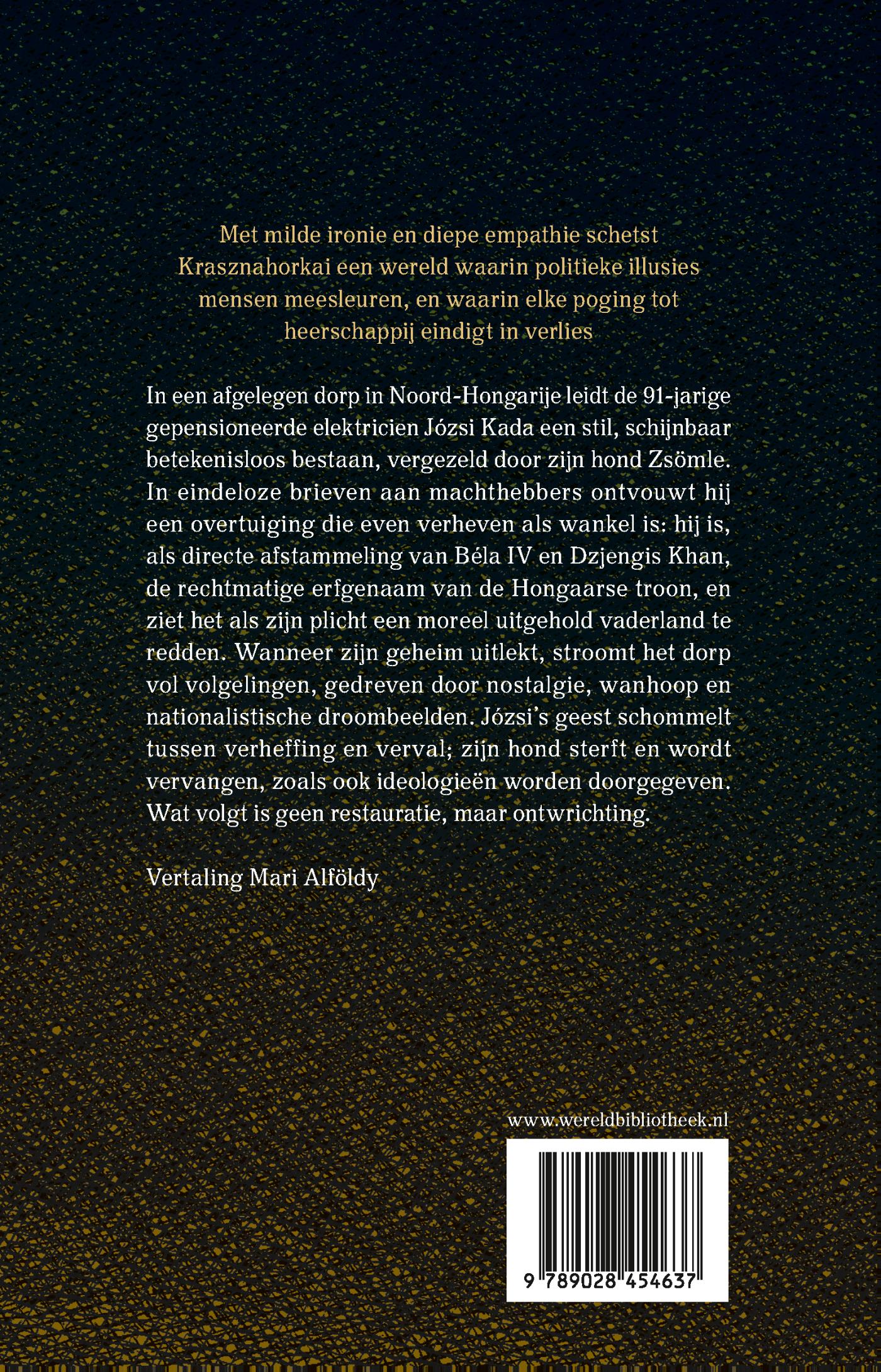 Achterkant van Afscheid van Zsömle