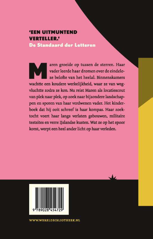 Achterkant van De eerste vrouw op de maan