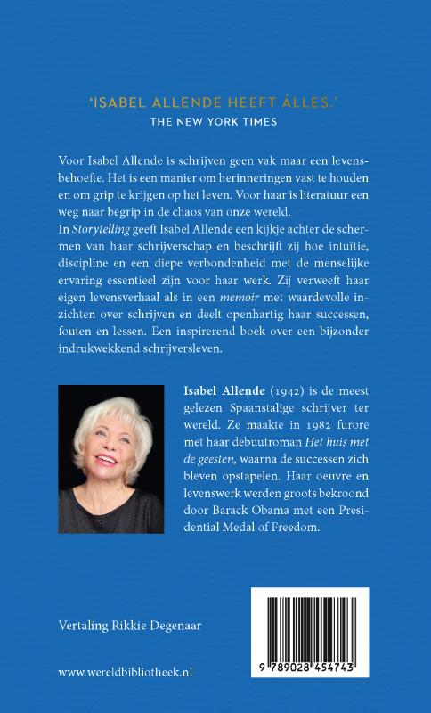 Achterkant van Storytelling