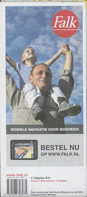 Achterkant van Assen plattegrond