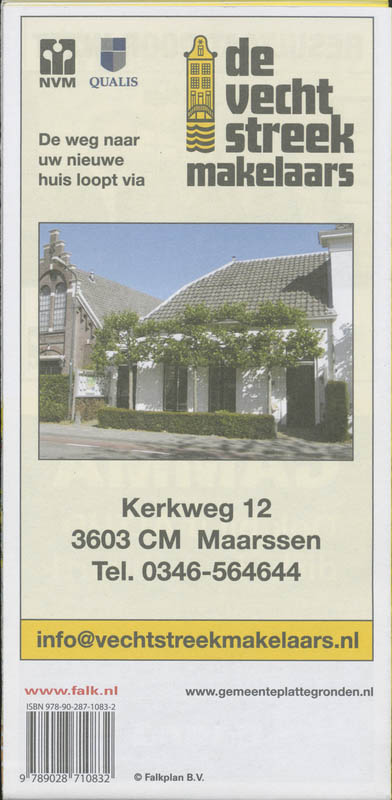Achterkant van Maarssen plattegrond