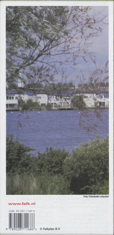 Achterkant van Plattegrond Lelystad