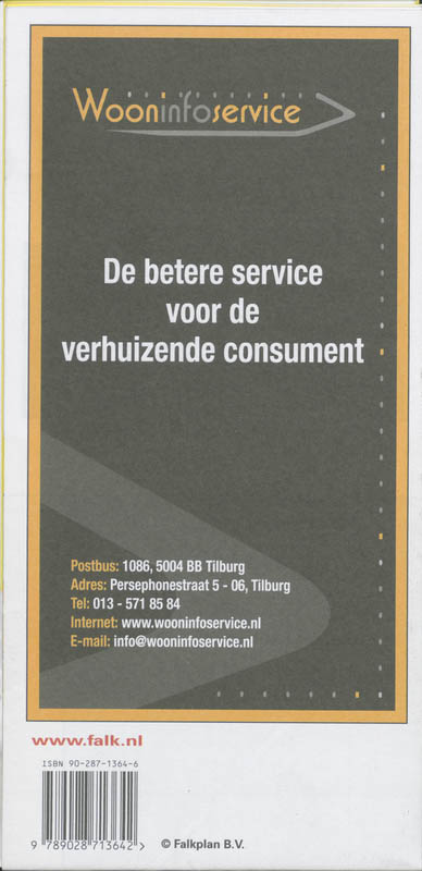 Achterkant van 's-Gravendeel plattegrond