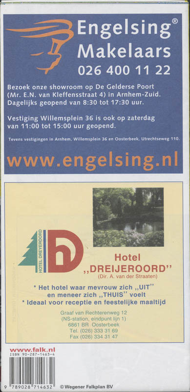 Achterkant van Renkum plattegrond