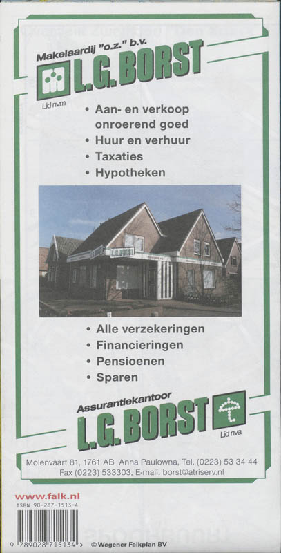 Achterkant van Anna-Paulowna plattegrond