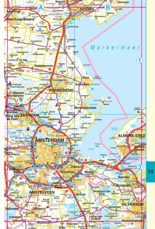 Achterkant van Routiq Nederland Maxi Tab Map