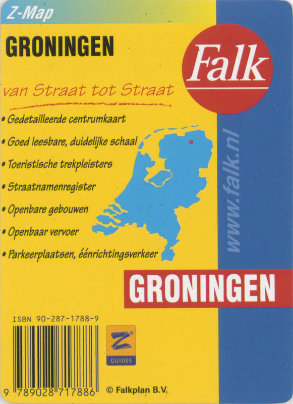 Achterkant van Groningen Z-map