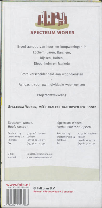 Achterkant van Rijssen / Holten plattegerond