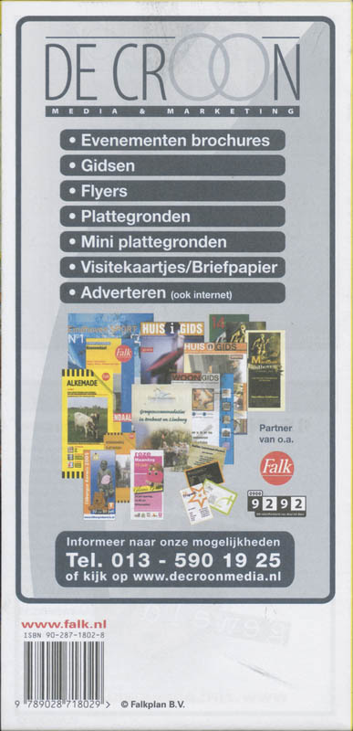 Achterkant van Enkhuizen plattegrond