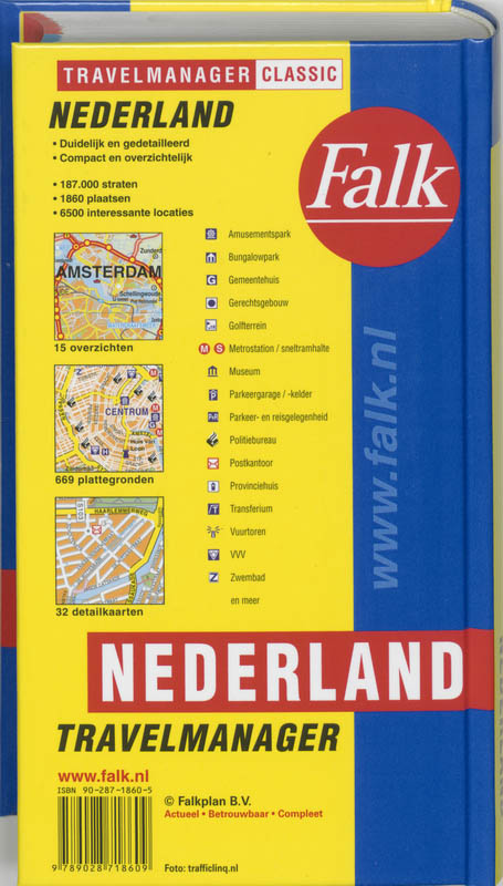 Achterkant van Travel Manager Classic