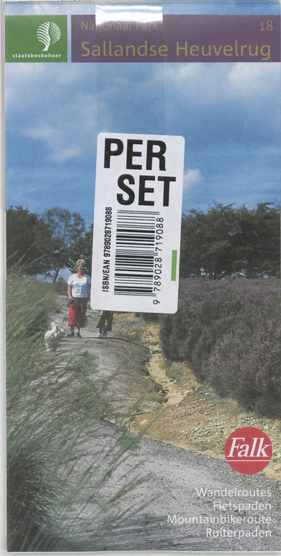 Achterkant van Sallandse heuvelrug 18 SBB set 5 ex