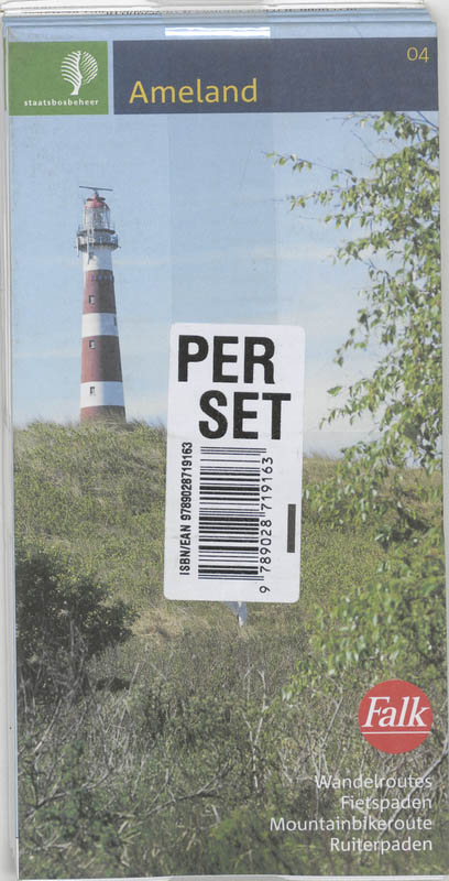 Achterkant van Ameland 4 SBB set 5 ex