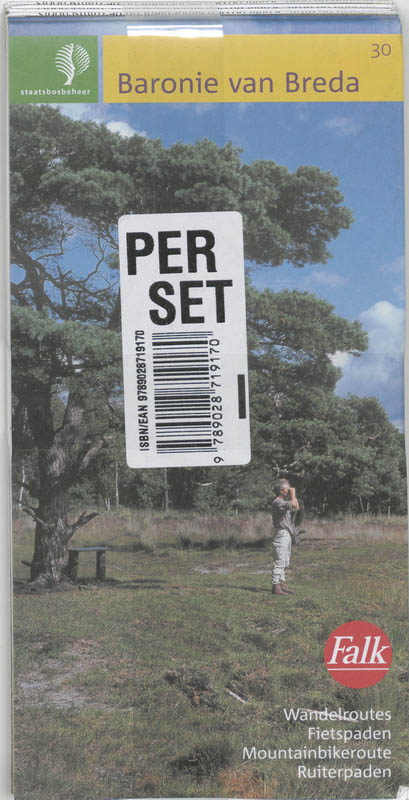 Achterkant van Baronie van Breda 30 SBB set 5 ex