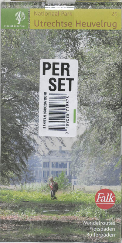 Achterkant van Utrechtse Heuvelrug 25 SBB set 5 ex
