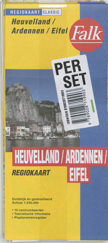 Achterkant van Heuvelland Ardennen Eifel set 5 ex