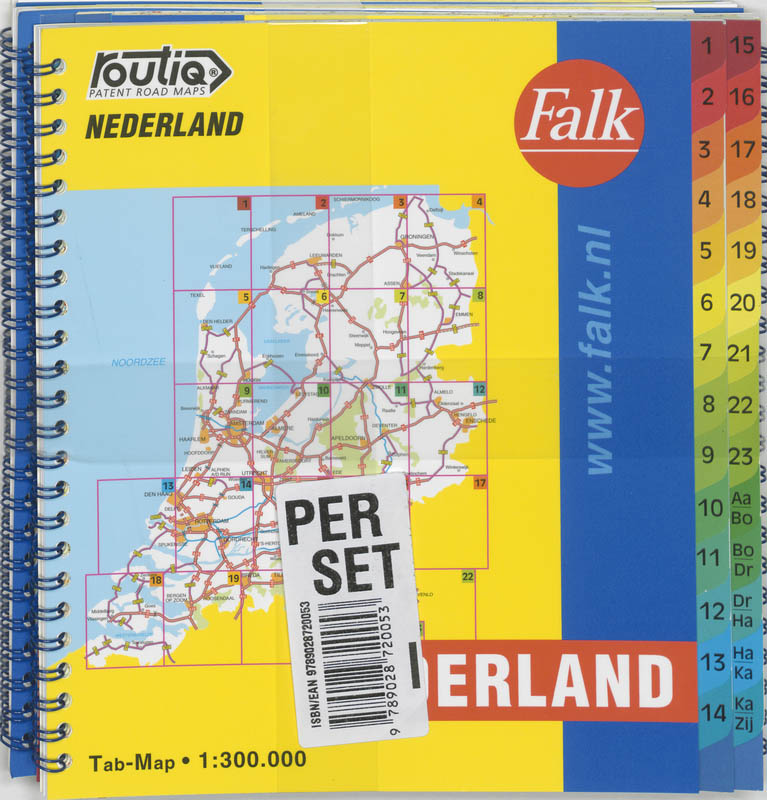 Achterkant van Nederland Routiq Tab set 5 ex
